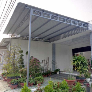 Đơn vị thi công mái hiên mái che tiền chế uy tín, giá tốt