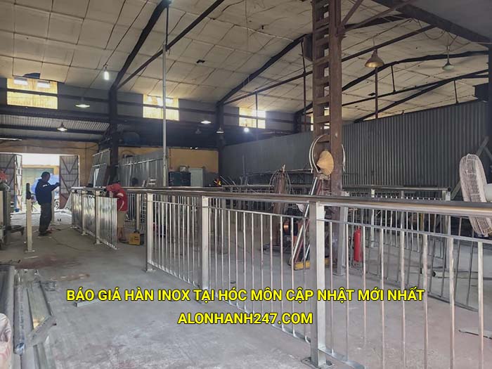 Báo giá hàn inox tại Hóc Môn cập nhật mới nhất
