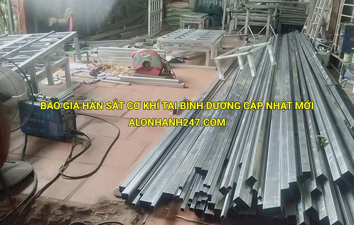 Báo giá hàn sắt cơ khí tại Bình Dương cập nhật mới