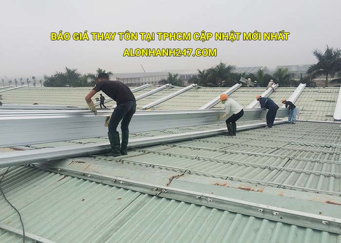 Báo giá thay tôn tại Tphcm cập nhật mới nhất