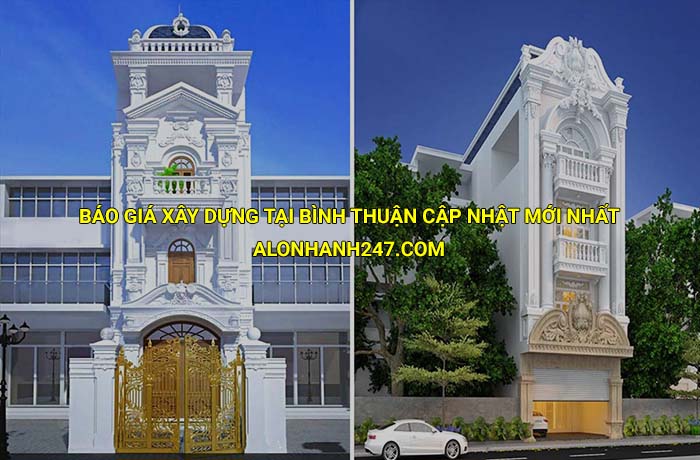 Báo giá xây dựng tại Bình Thuận cập nhật mới nhất