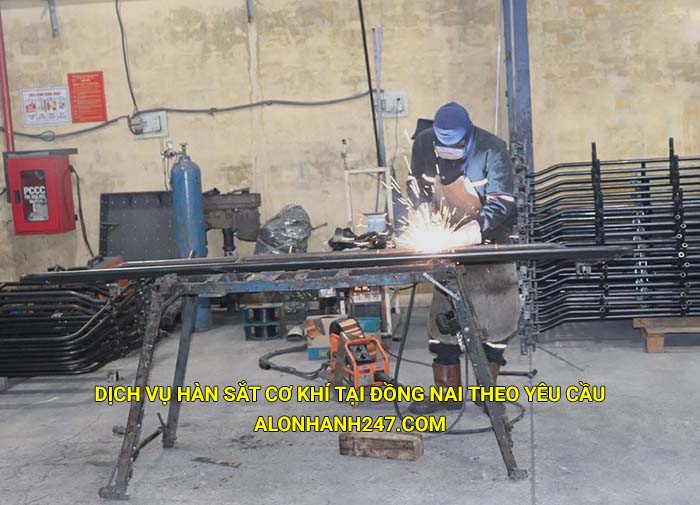 Dịch vụ hàn sắt cơ khí tại Đồng Nai theo yêu cầu