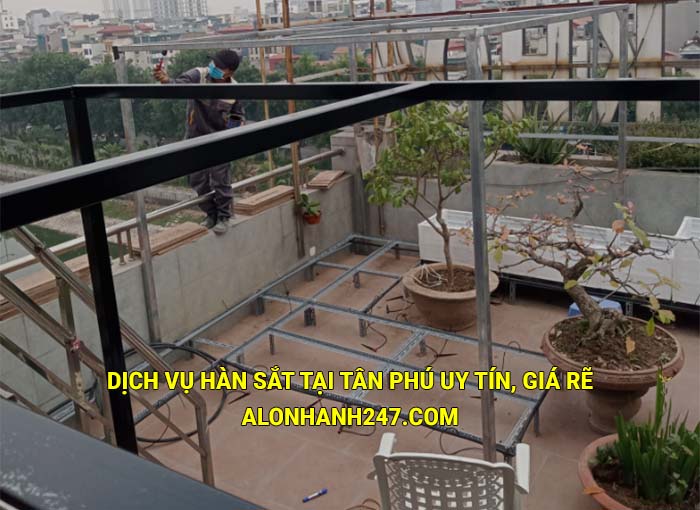 Dịch vụ hàn sắt tại Tân Phú uy tín, giá rẽ