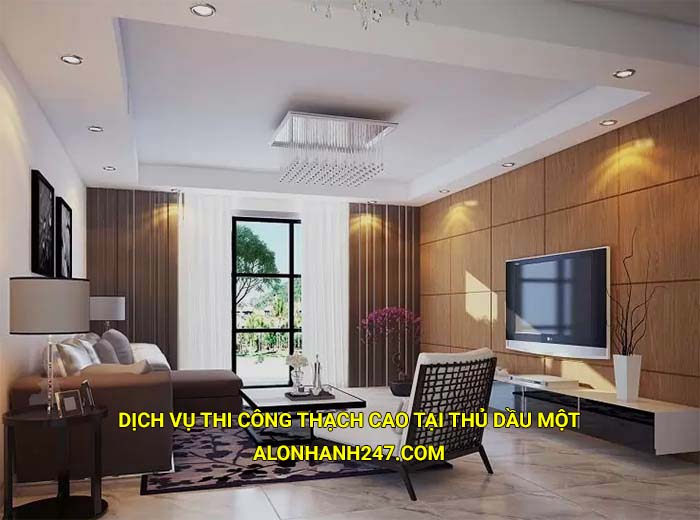 Dịch vụ thi công thạch cao tại Thủ Dầu Một chất lượng, giá tốt