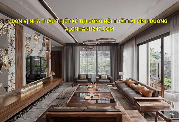 Đơn vị nhà thầu thiết kế thi công nội thất tại Bình Dương uy tín