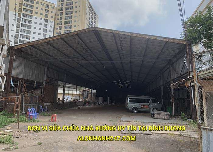 Đơn vị sửa chữa nhà xưởng uy tín tại Bình Dương