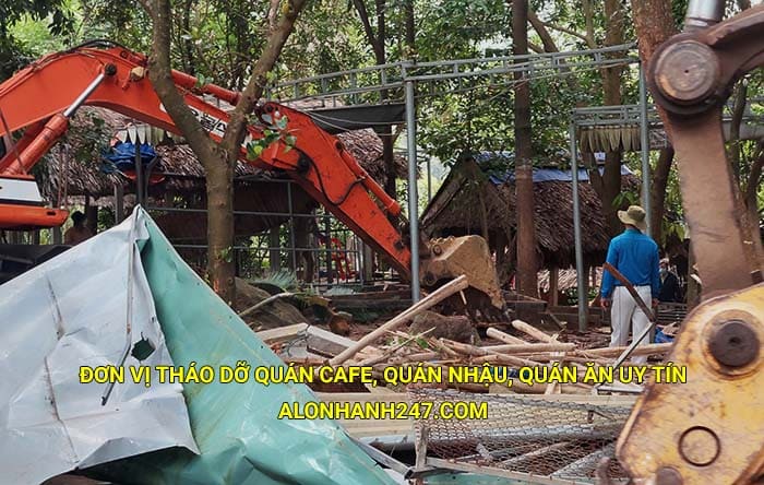 Đơn vị tháo dỡ quán cafe, quán nhậu, quán ăn uy tín