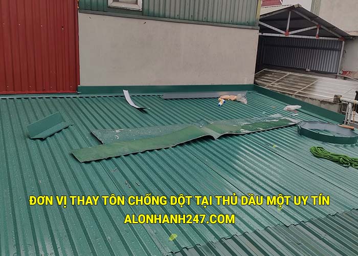 Đơn vị thay tôn chống dột tại Thủ Dầu Một uy tín, giá tốt