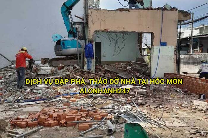 Dịch vụ đập phá, tháo dỡ nhà tại Hóc Môn
