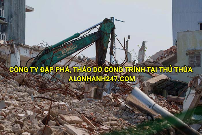 Công ty đập phá, tháo dỡ công trình tại Thủ Thừa 