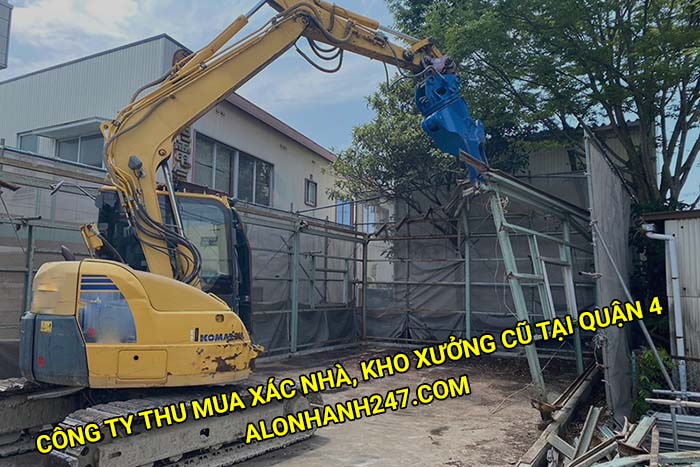 Công ty đơn vị thu mua xác nhà, kho xưởng cũ tại Quận 4 uy tín