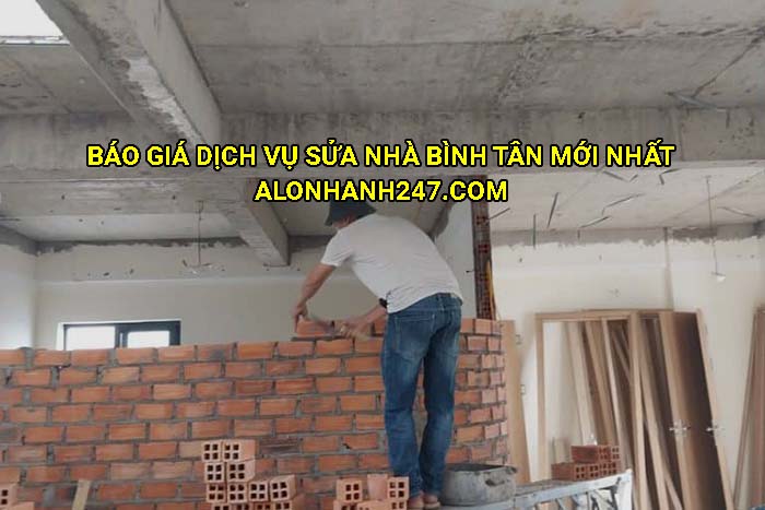 Báo giá dịch vụ sửa nhà Bình Tân mới nhất