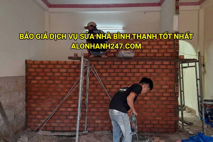 Báo giá dịch vụ sửa nhà Bình Thạnh tốt nhất
