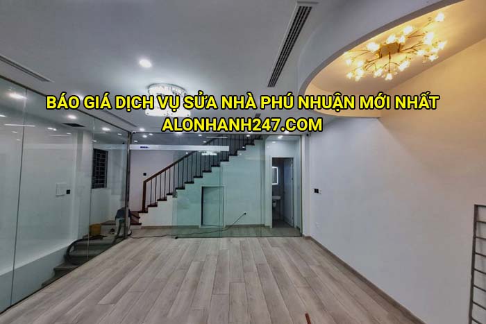 Báo giá dịch vụ sửa nhà Phú Nhuận mới nhất