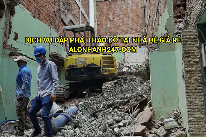 Dịch vụ đập phá, tháo dỡ tại Nhà Bè giá rẻ