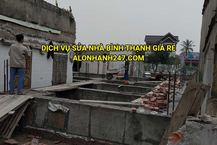 Dịch vụ sửa nhà Bình Thạnh giá rẻ