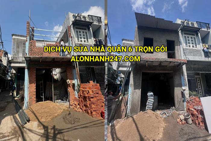 Dịch vụ sửa nhà Quận 6 trọn gói