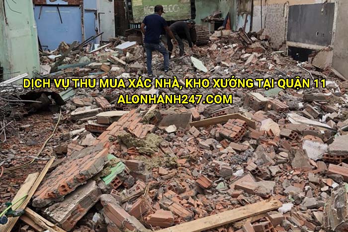 Dịch vụ thu mua xác nhà, kho xưởng tại Quận 11