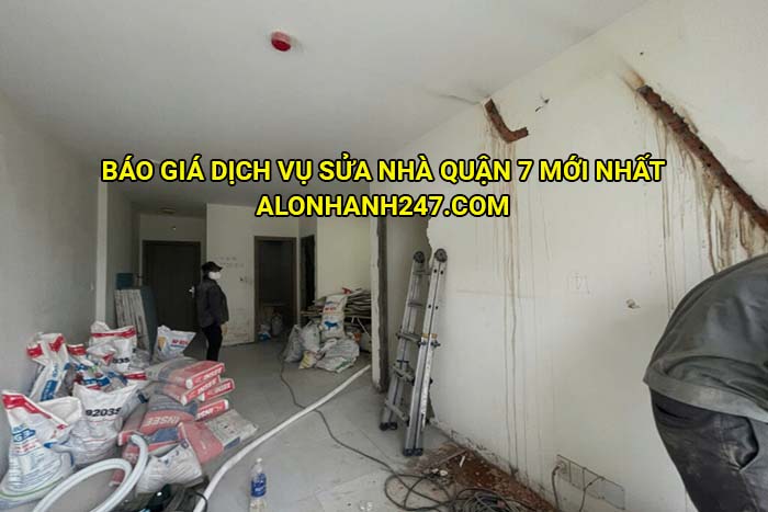 Báo giá dịch vụ sửa nhà Quận 7 mới nhất
