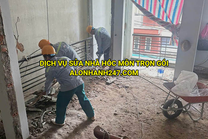 Dịch vụ sửa nhà Hóc Môn trọn gói
