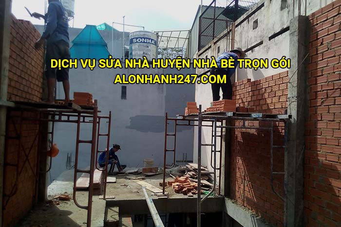 Dịch vụ sửa nhà huyện Nhà Bè trọn gói