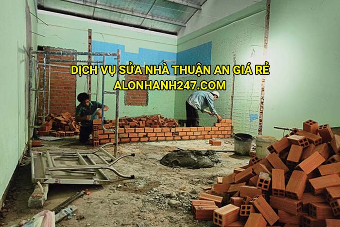 Dịch vụ sửa nhà Thuận An giá rẻ