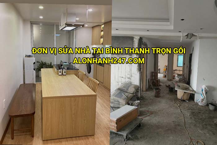 Đơn vị sửa nhà tại Bình Thạnh trọn gói